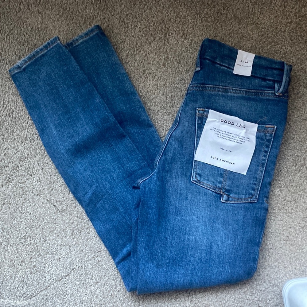 Good American, good leg jeans